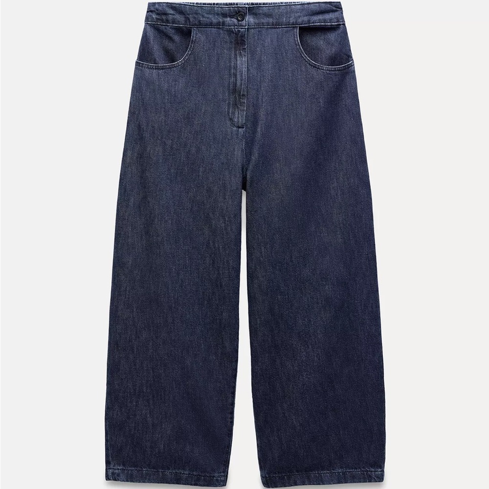 Zara Elasticated Barrel Leg in Rinse